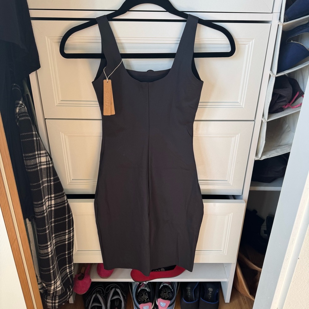 NWT SKIMS Black Shapewear Body Tank Dress - Picture 3 of 5